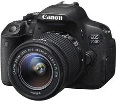 Зеркальный фотоаппарат Canon EOS 700D Kit 18-55 IS STM (черный)
