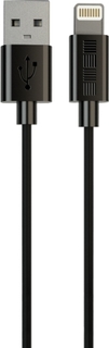 Кабель InterStep USB Apple 8pin MFI (черный)