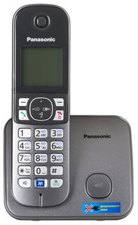 Радиотелефон Panasonic KX-TG6811 (серый металлик)