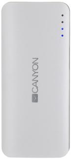 Портативное зарядное устройство Canyon CNE-CPB100 10000 мАч (белый)