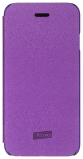 Чехол-книжка Чехол-книжка iCover Carbio для Apple iPhone 6/6S (фиолетовый)