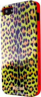 Клип-кейс Клип-кейс Just Cavalli Micro Leopard Cover для Apple iPhone SE/5/5S (зеленый)