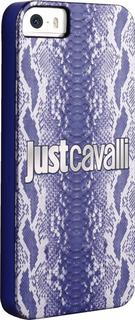 Клип-кейс Клип-кейс Just Cavalli Crystal Python Cover для Apple iPhone SE/5/5S (синий)