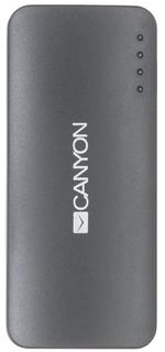 Портативное зарядное устройство Canyon CNE-CPB44DG 4400 мАч (темно-серый)