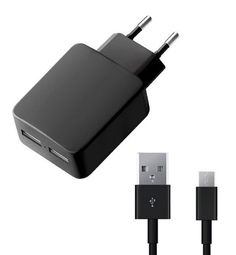Сетевое зарядное устройство Deppa Ultra 2 USB 3.4 А + дата-кабель 8-pin Apple MFI (черный)