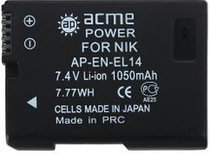 Аккумулятор AcmePower EN-EL14