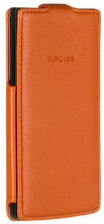 Флип-кейс Флип-кейс Euro-Line Vivid для Philips S398 (оранжевый)