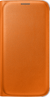 Чехол-книжка Чехол-книжка Samsung FlipWallet для Galaxy S6 (оранжевый)