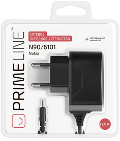 Сетевое зарядное устройство Сетевое зарядное устройство Prime Line для Nokia N90/6101 (черный)