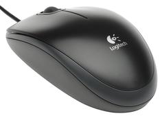 Мышь Logitech Optical Mouse B100 (черный)