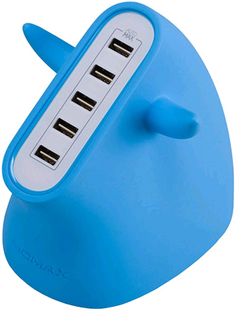 USB концентратор Momax U.Bull Premium (голубой)