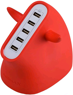 USB концентратор Momax U.Bull Premium (красный)