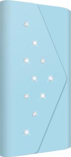 Чехол-книжка Чехол-книжка White Diamonds Window Wallet для Samsung Galaxy S6 (голубой)