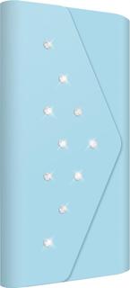 Чехол-книжка Чехол-книжка White Diamonds Window Wallet для Samsung Galaxy S6 (голубой)