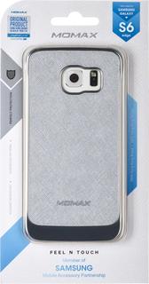 Клип-кейс Клип-кейс Momax Feel-n-Touch для Samsung Galaxy S6 Edge (серебристый)