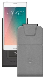 Флип-кейс Флип-кейс Deppa FlipSlide M 4.3-5.5" (серый)