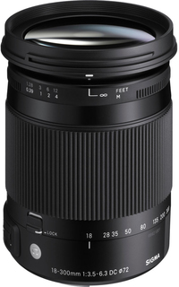 Объектив Sigma AF 18-300mm F3.5-6.3 DC MACRO OS HSM NIKON (черный)