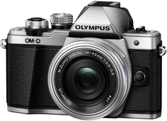 Фотоаппарат со сменной оптикой Olympus OM-D E-M10 Mark II Kit 14-42mm EZ (серебристый)