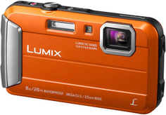 Цифровой фотоаппарат Panasonic Lumix DMC-FT30 (оранжевый)