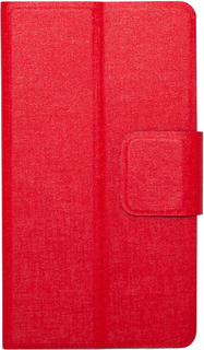 Чехол-книжка Чехол-книжка Smarterra SlideUP M для смартфона 4.4-5.0" (черно-красный)