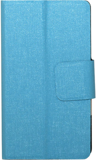 Чехол-книжка Чехол-книжка Smarterra SlideUP M для смартфона 4.4-5.0" (черно-голубой)