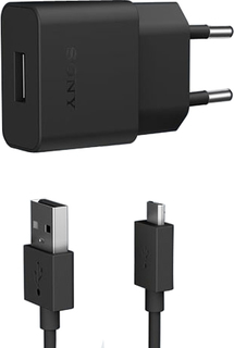 Сетевое зарядное устройство Сетевое зарядное устройство Sony UCH20 для Xperia 1м (черный)