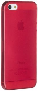 Клип-кейс Клип-кейс Ibox Crystal для iPhone SE/5/5S (красный)