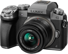 Фотоаппарат со сменной оптикой Panasonic Lumix DMC-G7 Kit 14-42mm (серебристый)