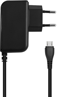 Сетевое зарядное устройство Сетевое зарядное устройство BB microUSB 1А 1.2м (черный)