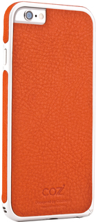 Клип-кейс Клип-кейс Cozistyle Leather Skin Bumper для Apple iPhone 6/6S (оранжевый)