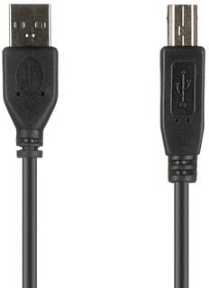 Кабель Oxion USB AM-BM 1.8м (черный)