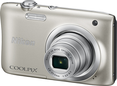 Цифровой фотоаппарат Nikon Coolpix A100 (серебристый)