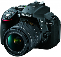 Зеркальный фотоаппарат Nikon D5300 Kit 18-55 VR AF-P (черный)