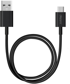 Кабель Deppa USB A 3.0 - USB C Plug (черный)