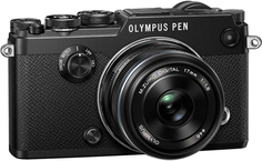 Фотоаппарат со сменной оптикой Olympus PEN-F 1718 Kit 17 1:1.8 (черный)