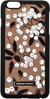 Клип-кейс Клип-кейс A.Terekhov для Apple iPhone 6 Plus/6S Plus рисунок "Рябина на бежевом фоне" (черный с рисунком)