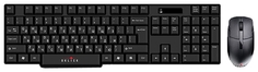 Клавиатура + мышь Oklick 200M USB (черный)