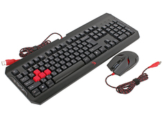 Клавиатура + мышь A4Tech Bloody Q1100 USB (черный)