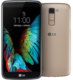 Мобильный телефон LG K10 LTE (золотистый)