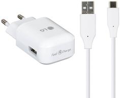 Сетевое зарядное устройство Сетевое зарядное устройство LG TAU-320 USB-C 1.8А (белый)