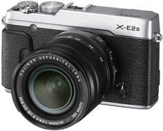 Фотоаппарат со сменной оптикой Fujifilm X-E2S Kit XF18-55 (серебристый)