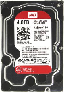 Жесткий диск WD Red для NAS 4TB 3.5" (красный)