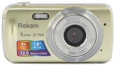 Цифровой фотоаппарат Rekam iLook S750i (золотистый)