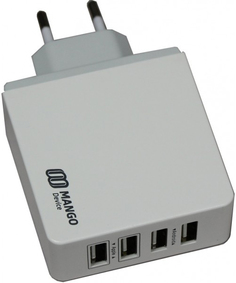 Сетевое зарядное устройство Сетевое зарядное устройство MANGO Device XBX-07EB (4USB 5.2A) (белый)