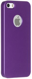Клип-кейс Клип-кейс iCover Illuminator для Apple iPhone SE/5/5S (глянцевый фиолетовый)