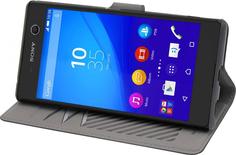 Чехол-книжка Чехол-книжка Muvit Slim S для Sony Xperia M5 (серый)