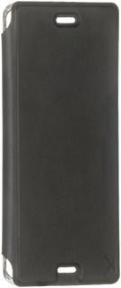Чехол-книжка Чехол-книжка Muvit Folio для Sony Xperia X (прозрачный черный)