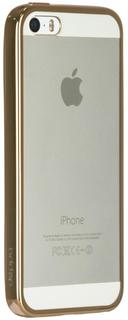 Клип-кейс Клип-кейс Deppa Gel+ для Apple iPhone SE/5/5S (золотистый)