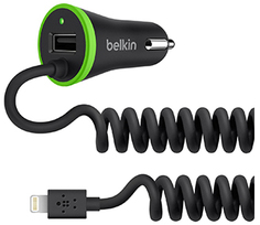 Автомобильное зарядное устройство Belkin F8J154bt04 для Apple (8pin) 3.4А