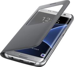 Чехол-книжка Чехол-книжка Samsung S View Cover  для Galaxy S7 Edge (серебристый)